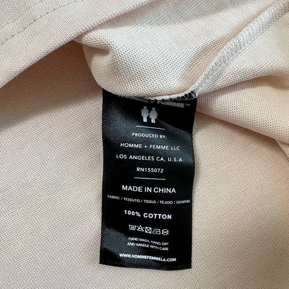 HOMME FEMME LA - PRAY FOR YE SHORT SLEEVE TEE Size Large - Picture 14 of 17